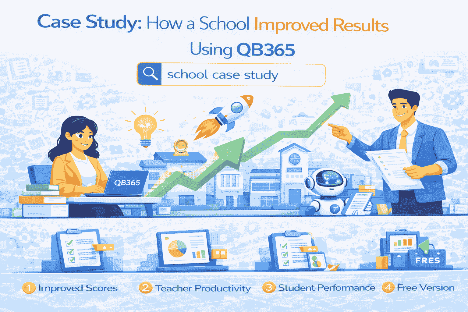 Case Study: How a School Improved Results Using QB365