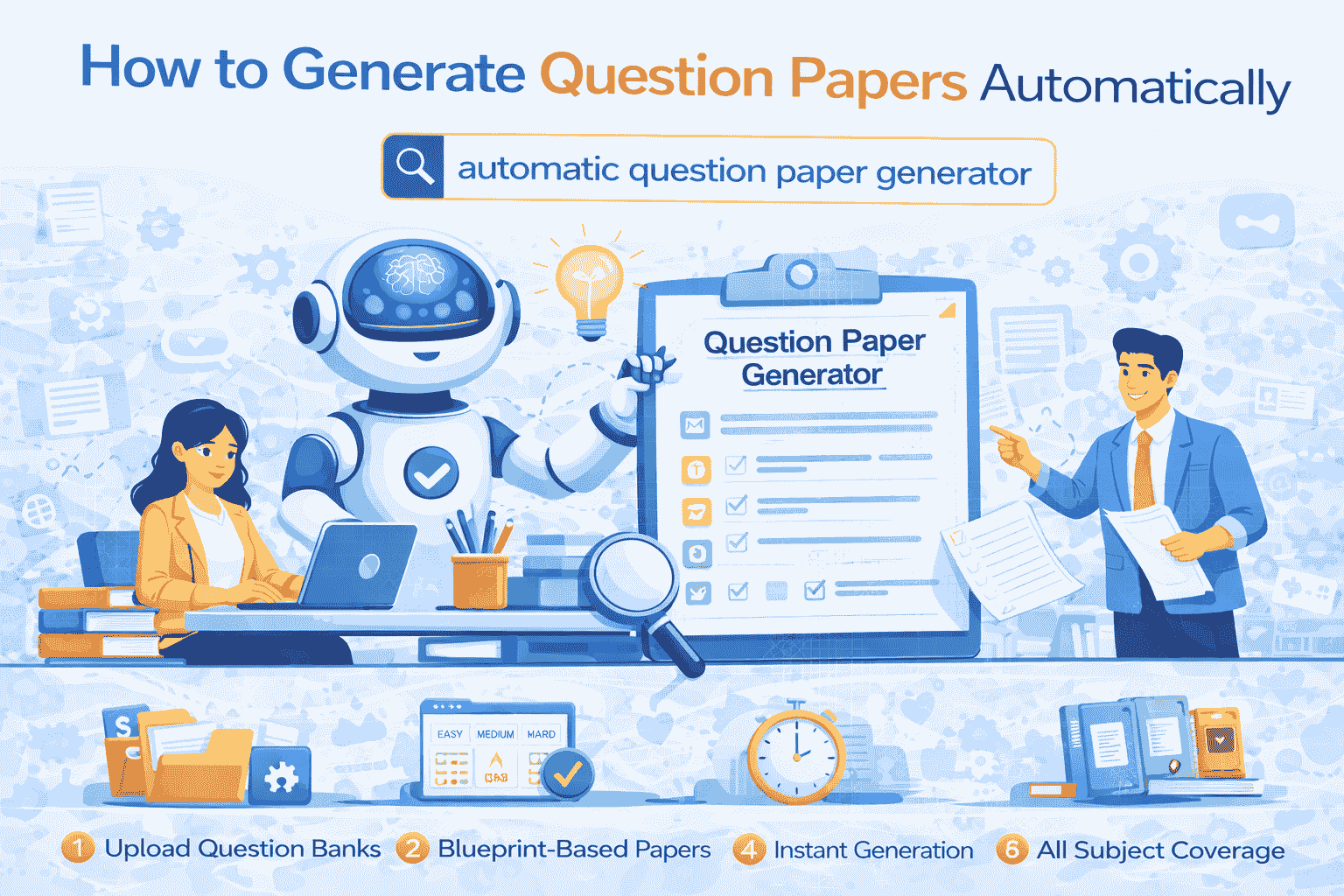 How to Generate Question Papers Automatically