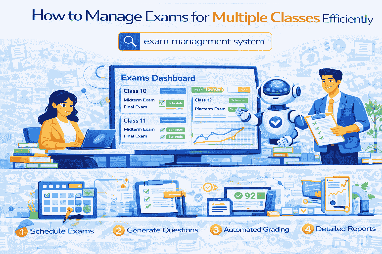 How to Manage Exams for Multiple Classes Efficiently