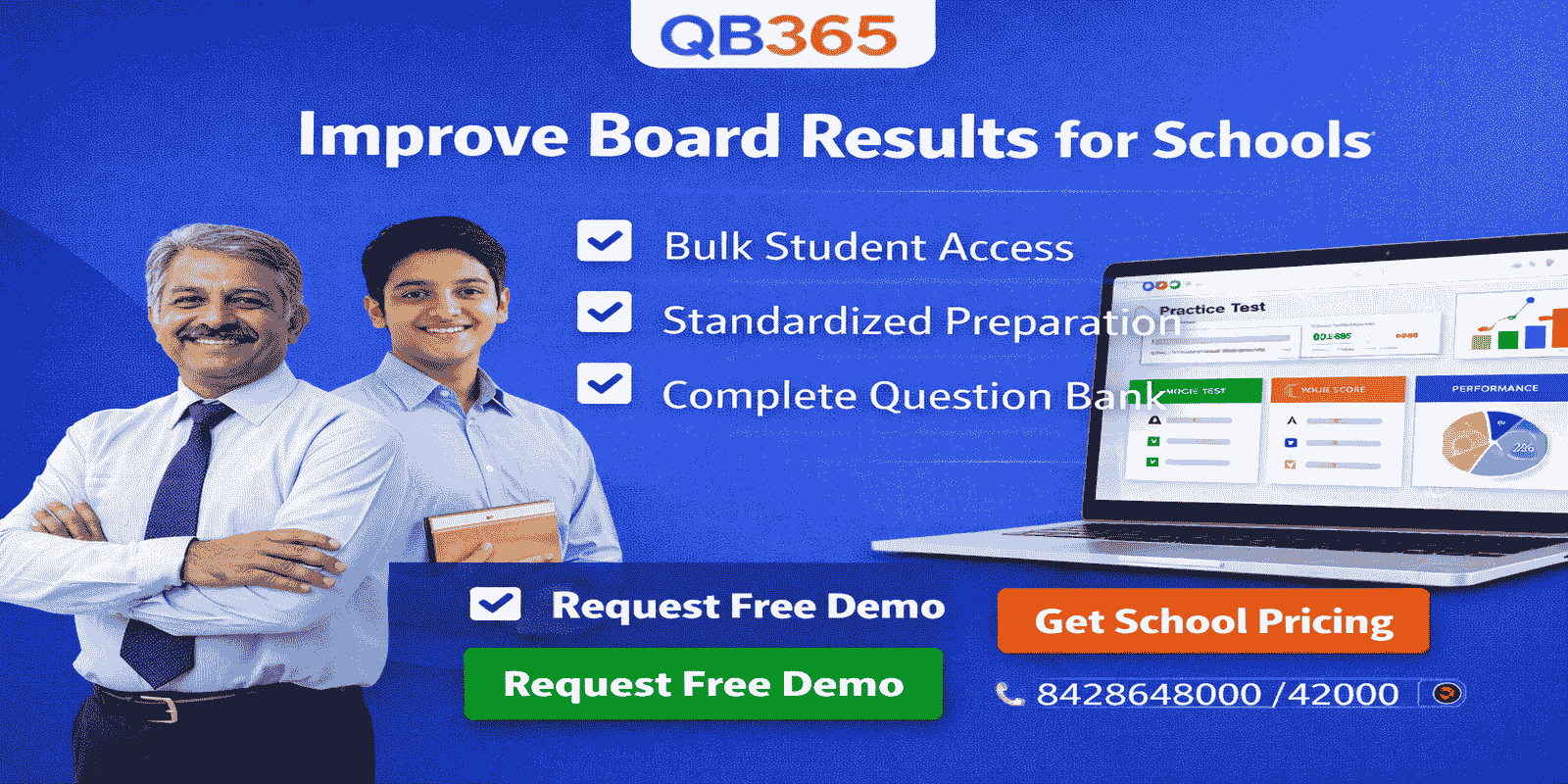 Improve School Board Results | LMS & Question Bank for Schools – QB365