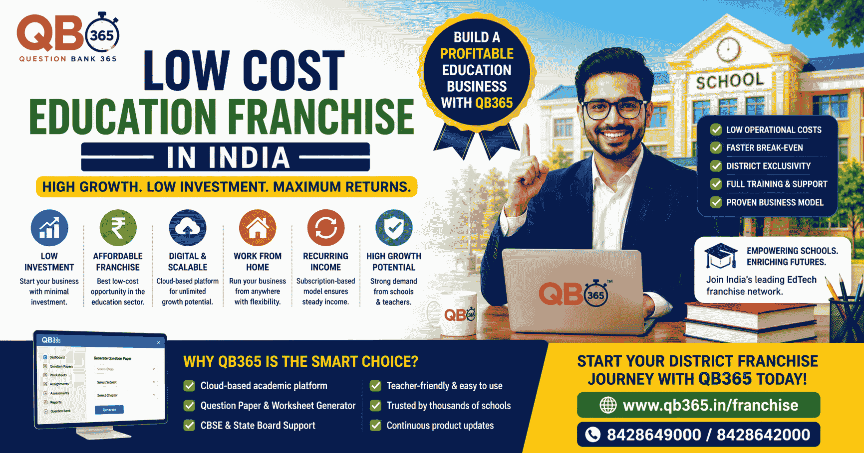 Low Cost Education Franchise in India with High Growth Potential