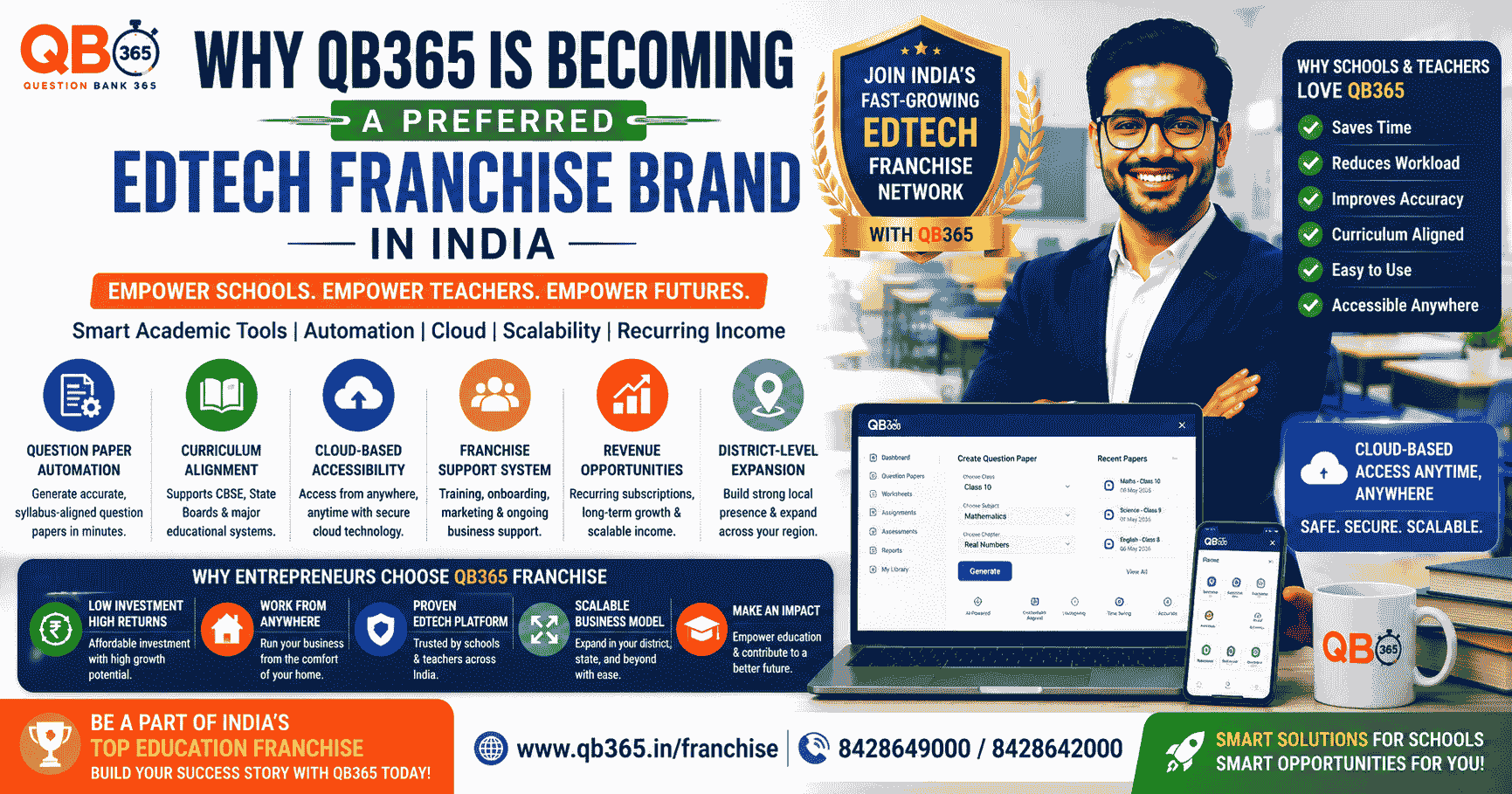 Why QB365 Is Becoming a Preferred EdTech Franchise Brand in India