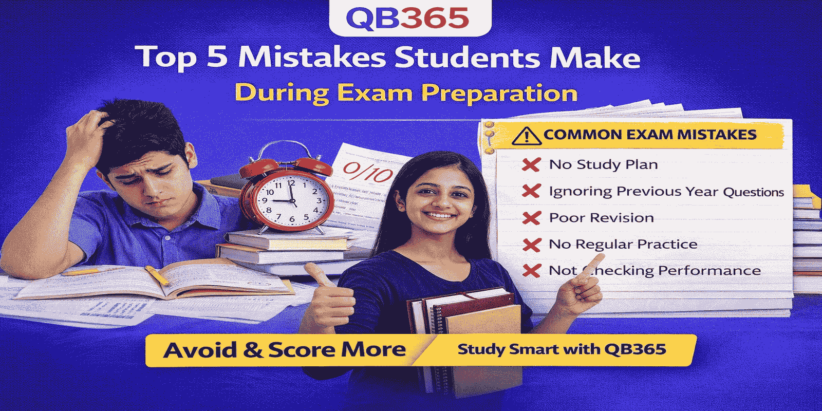 Top 5 Mistakes Students Make During Exam Preparation