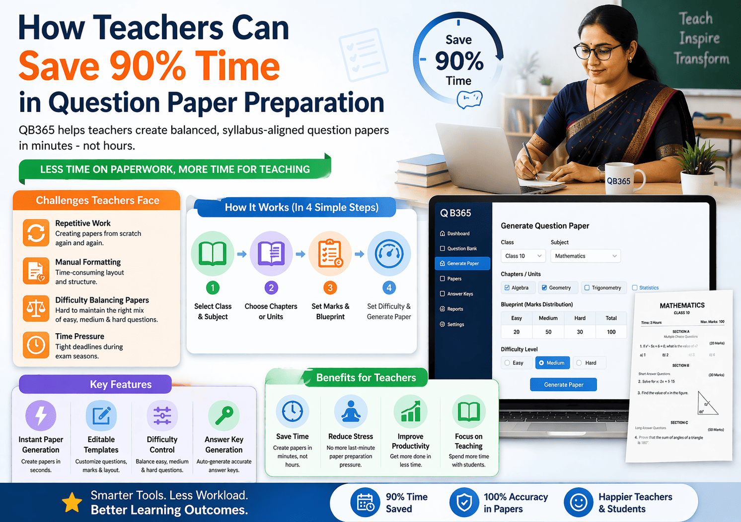 How Teachers Can Save 90% Time in Question Paper Preparation
