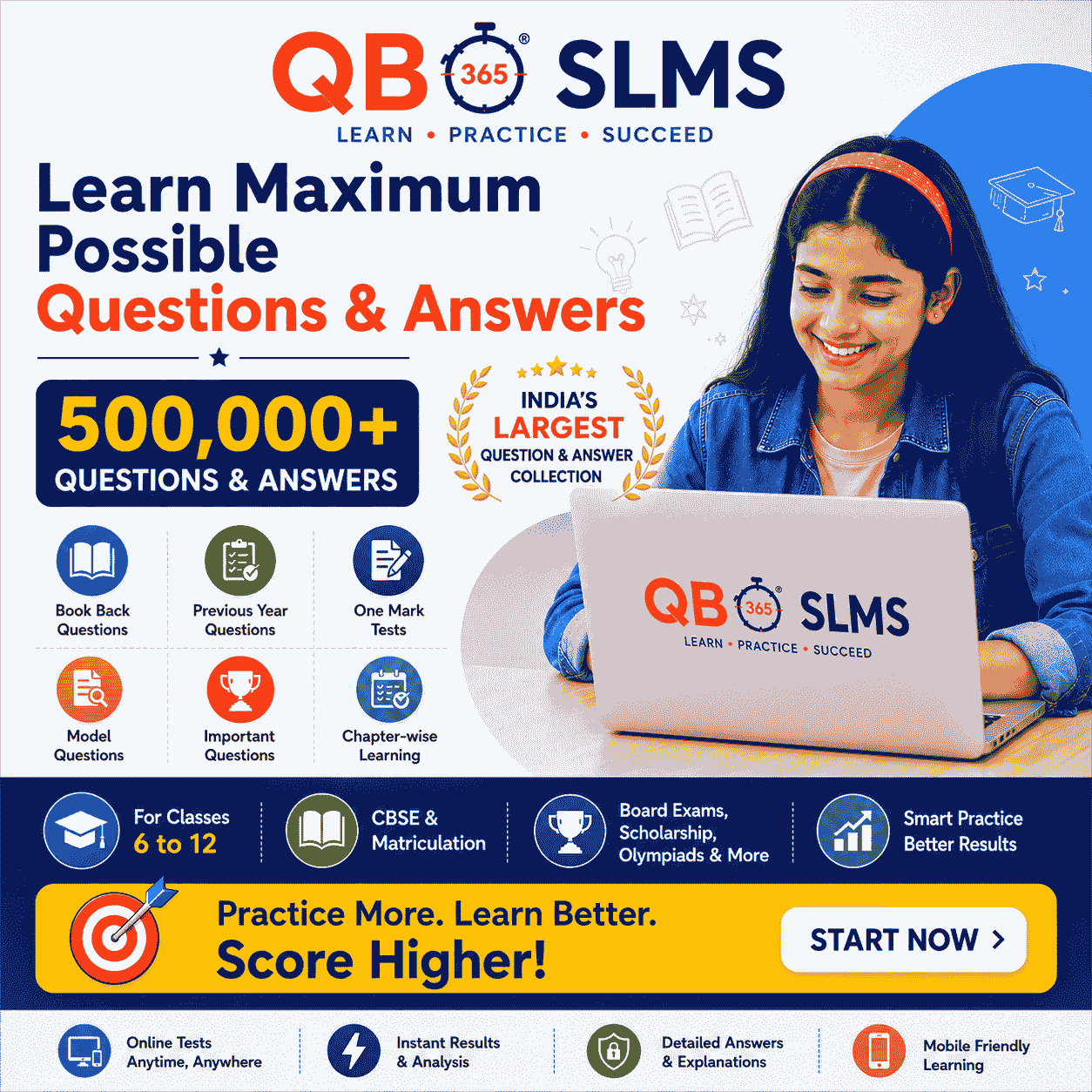 QB365 SLMS - Student Learning Management System for Students & Schools